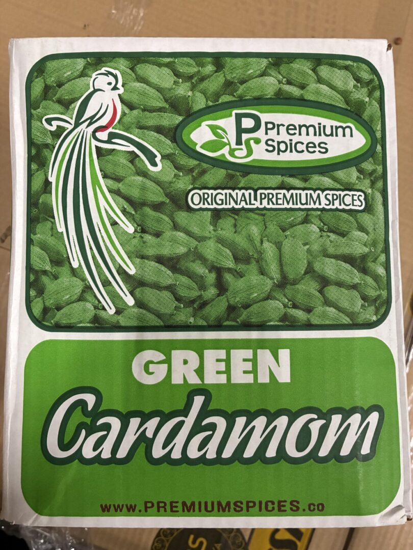 GREEN CARDAMOM 5KG BOX
